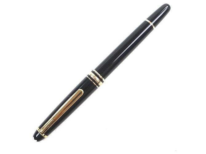 Montblanc Meisterstück Au585 Füllfederhalter Schwarz - Ansicht 2