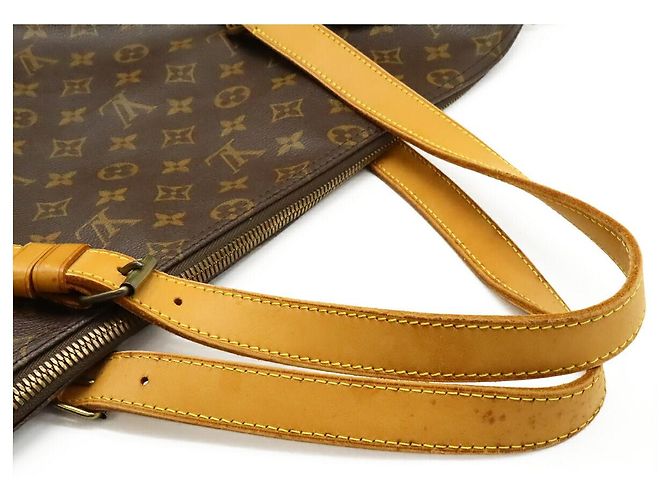 Louis Vuitton Sac Polochon Monogram Travel Bag Marrone - vista 4