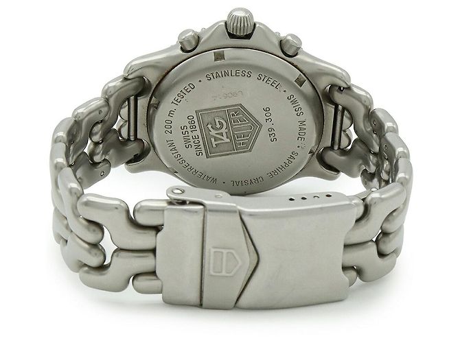 TAG Heuer S/el Chronograph aus Edelstahl Schwarz - Ansicht 7