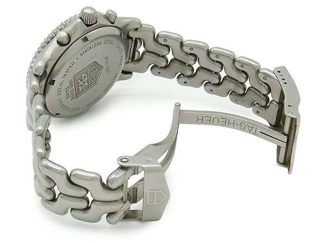 TAG Heuer S/el Chronograph aus Edelstahl Schwarz - Ansicht 8