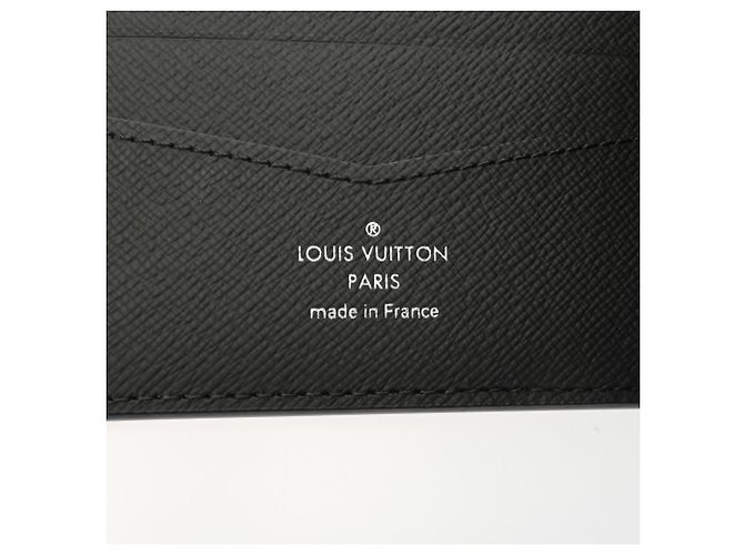 LOUIS VUITTON Louis Vuitton Monogram Eclipse Reverse Portefeuille Slender Grey Uomo in tela Billfold Non utilizzato Ginzo Marrone - vista 8