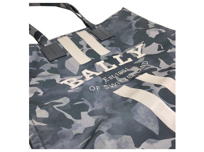 Borsa Tote in Nylon Bally Crystalia con Motivo Camouflage da Donna - vista 9
