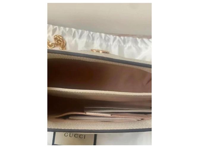 Gucci Bolso de Hombro Ophidia GG Roja Azul Beige - vista 13