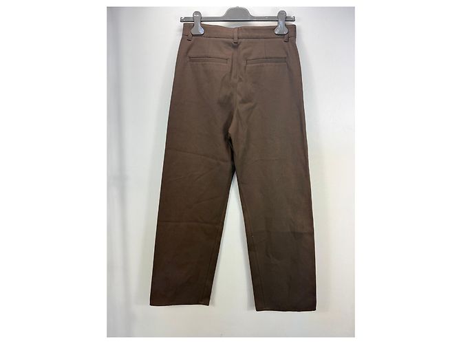 Totême Pantalones Relaxed Twisted Castaño - vista 3