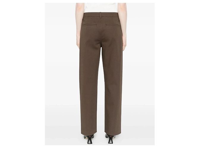 Totême Pantalones Relaxed Twisted Castaño - vista 7