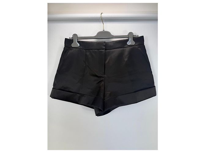 Pantaloncini in raso nero Givenchy - vista 2