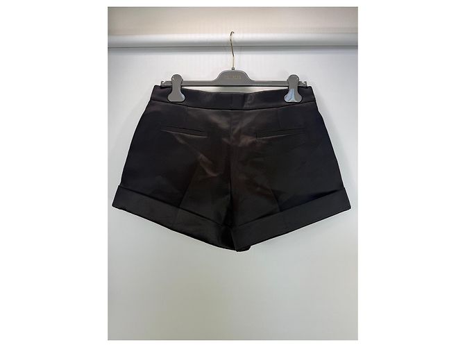 Pantaloncini in raso nero Givenchy - vista 3