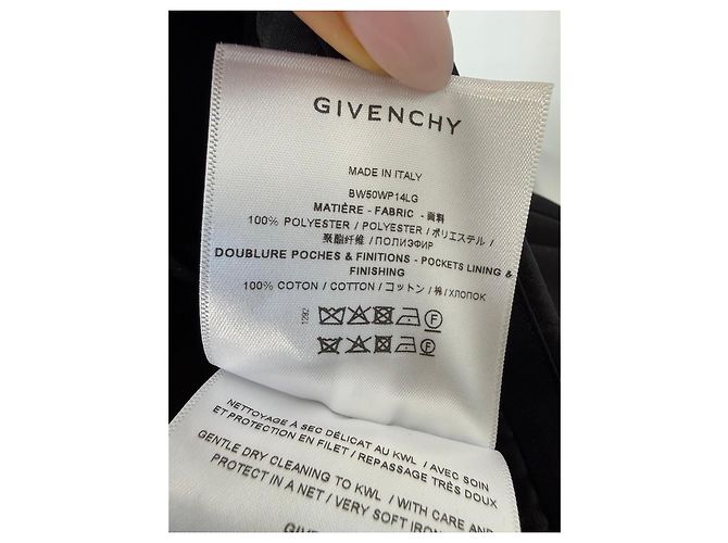 Pantaloncini in raso nero Givenchy - vista 6