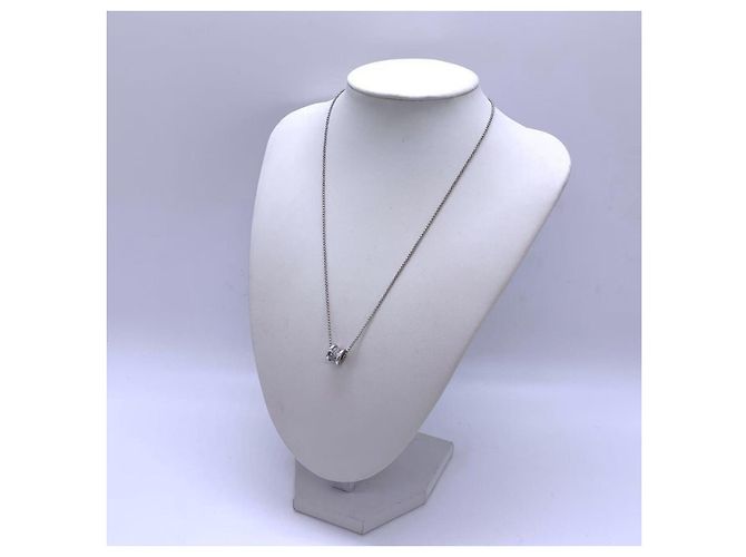Bulgari Collana Bvlgari B.zero1 Platino e Diamanti Argento - vista 2