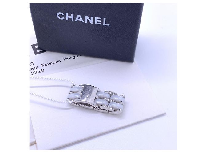Anello Chanel Ultra Collection in Oro Bianco 18K e Ceramica - vista 7