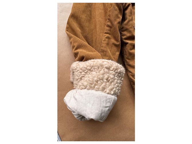 visvim Caravan Jkt Slub Velluto a Coste Camel Marrone - vista 13
