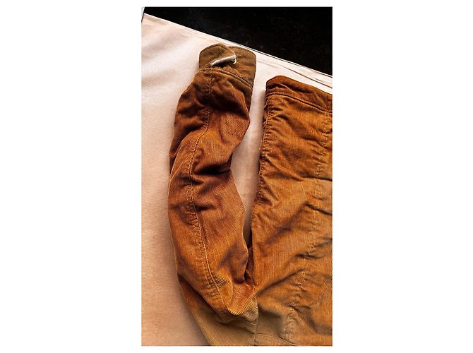 visvim Caravan Jkt Slub Velluto a Coste Camel Marrone - vista 16