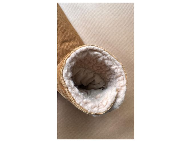 visvim Caravan Jkt Slub Velluto a Coste Camel Marrone - vista 7
