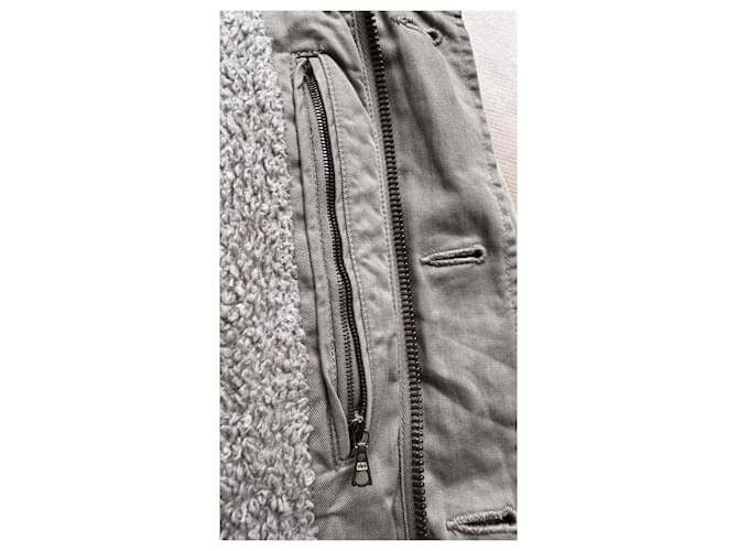 visvim Giacca Deckhand Gore-Tex Windstopper N-1 Deck Beige - vista 16