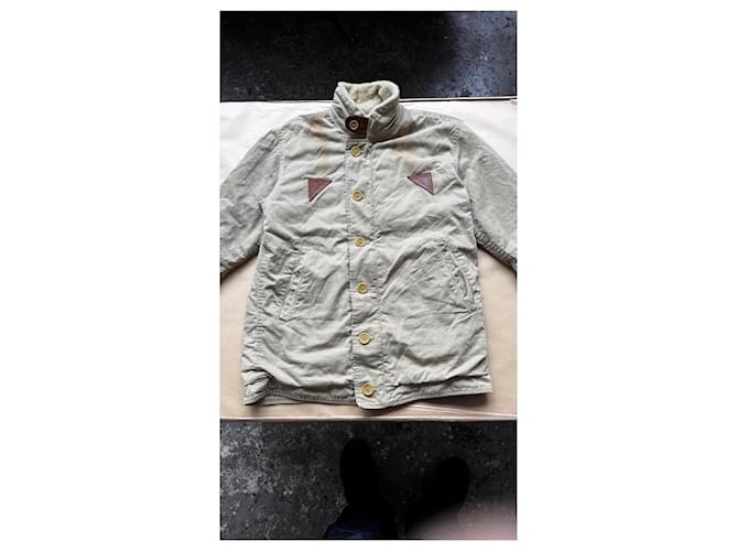 visvim Giacca Deckhand Gore-Tex Windstopper N-1 Deck Beige - vista 3