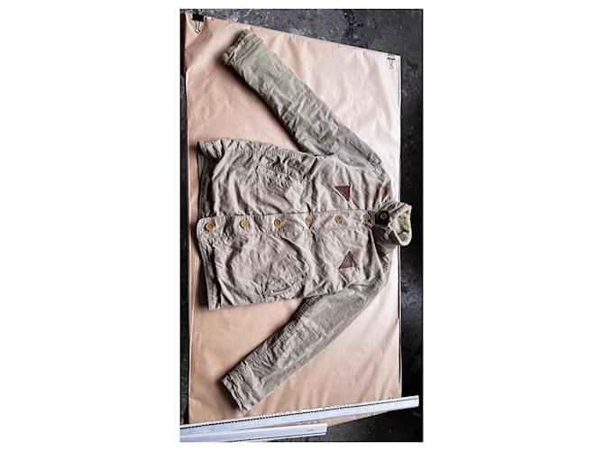 visvim Giacca Deckhand Gore-Tex Windstopper N-1 Deck Beige - vista 4