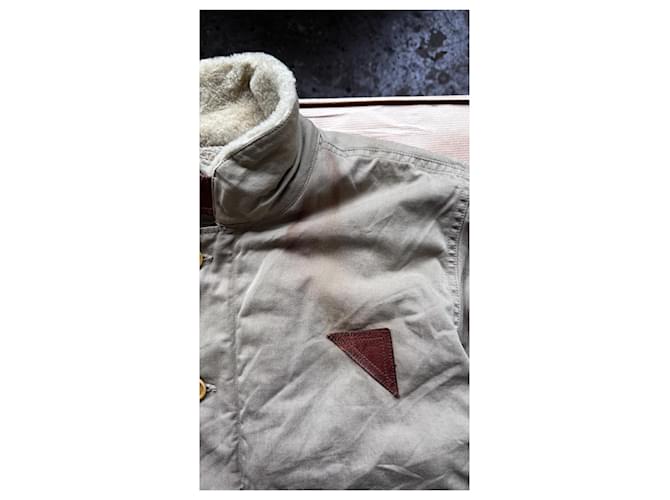 visvim Giacca Deckhand Gore-Tex Windstopper N-1 Deck Beige - vista 7