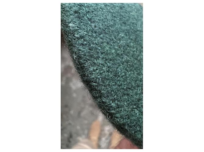 visvim Honus Tweed Cap - Dunkelgrün - Ansicht 10