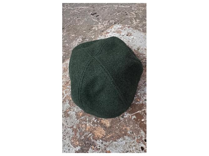 visvim Honus Tweed Cap - Dunkelgrün - Ansicht 4