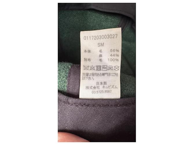 visvim Honus Tweed Cap - Dunkelgrün - Ansicht 6