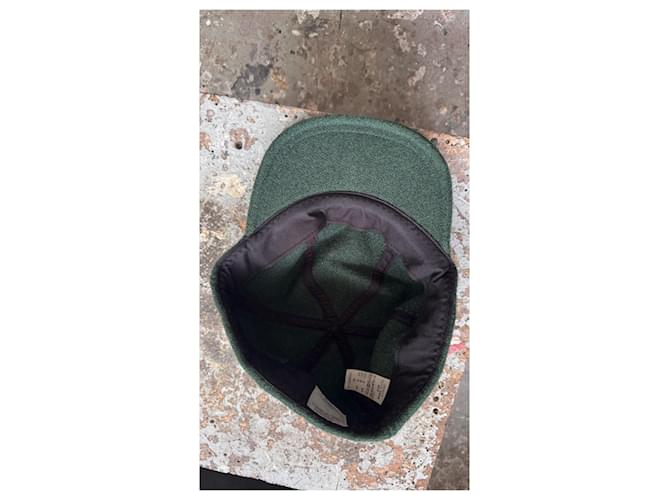 visvim Honus Tweed Cap - Dunkelgrün - Ansicht 9