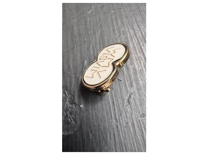 Spilla Pin Badge visvim in Ottone Bianco D'oro - vista 3