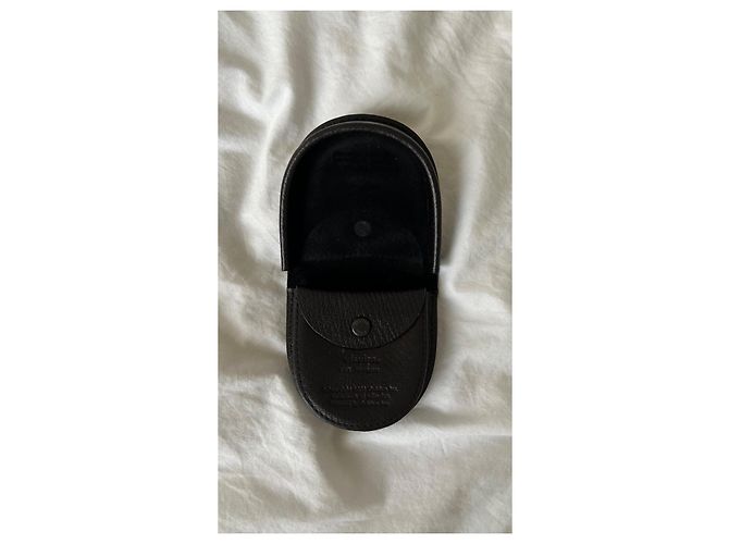 visvim Portamonete in pelle vegetale Nero - vista 4
