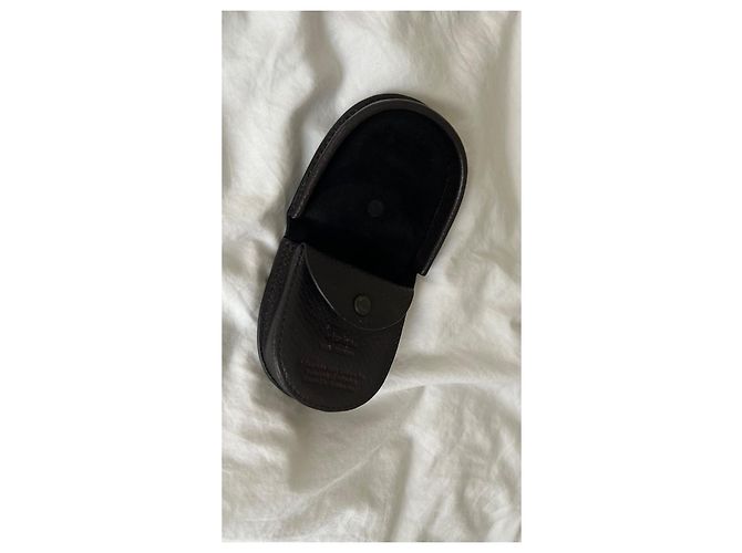 visvim Portamonete in pelle vegetale Nero - vista 7