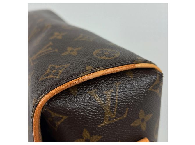 Bolso bandolera Abbesses Louis Vuitton Castaño - vista 5