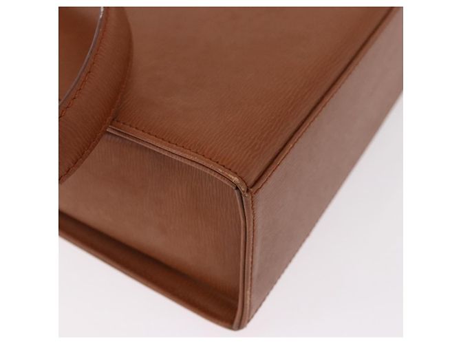 Borsa a tracolla Christian Dior in pelle marrone oro Auth 187986 D'oro - vista 15