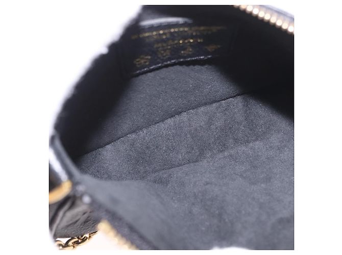LOUIS VUITTON Empreinte Panda Mini Pochette Accessoires M13824 LV Auth 189260SM Negro Monograma - vista 11