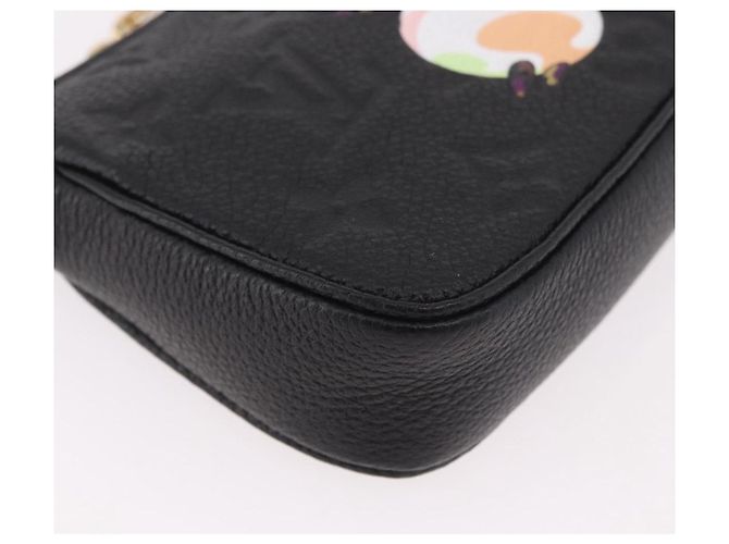 LOUIS VUITTON Empreinte Panda Mini Pochette Accessoires M13824 LV Auth 189260SM Negro Monograma - vista 14