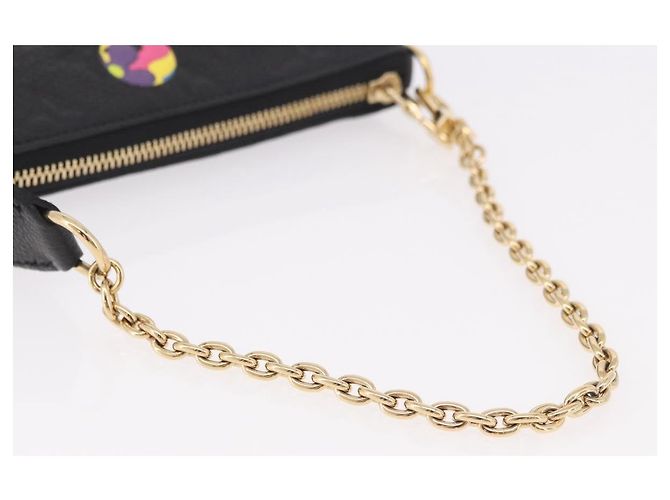 LOUIS VUITTON Empreinte Panda Mini Pochette Accessoires M13824 LV Auth 189260SM Negro Monograma - vista 7