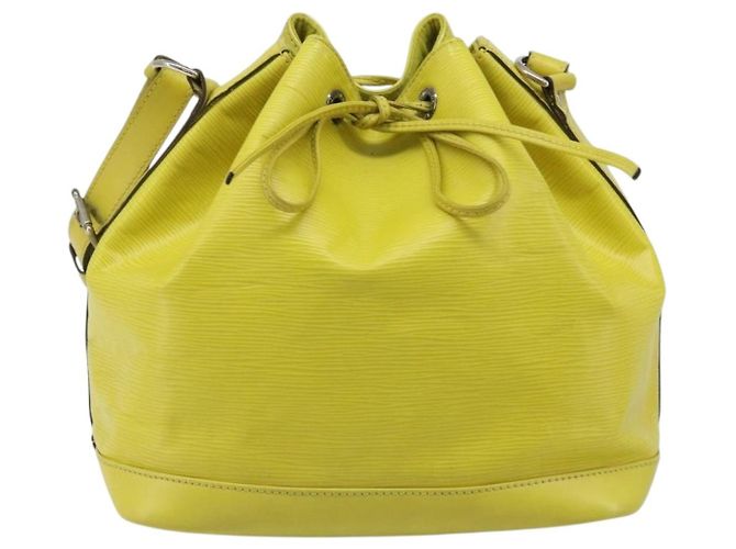 Borsa a tracolla LOUIS VUITTON Epi Petit Noe Pistachian M40969 LV Auth 187291A - vista 13