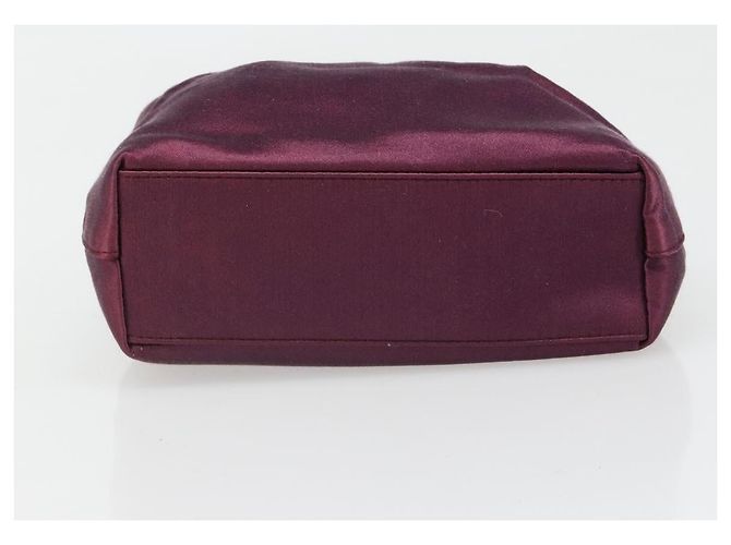 Borsa Christian Dior Maris Pearl Satin Viola Argento Autentica hk3818 Porpora - vista 5