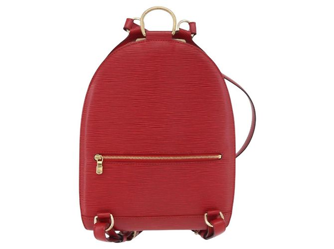 Zaino LOUIS VUITTON Epi Mabillon Rosso Castilian M52237 LV Auth 186394 - vista 2