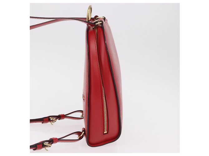 Zaino LOUIS VUITTON Epi Mabillon Rosso Castilian M52237 LV Auth 186394 - vista 4