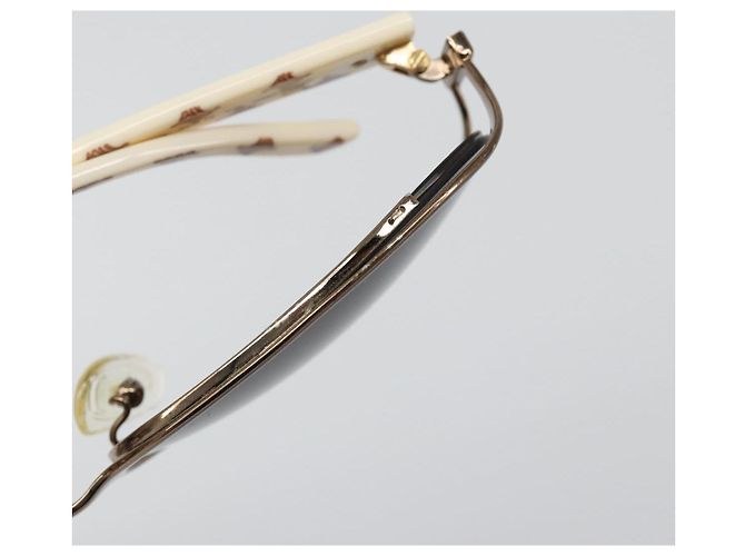 Céline Gafas de sol CELINE Metal Bronze Gold Auth hk3845 Dorado Bronce - vista 11