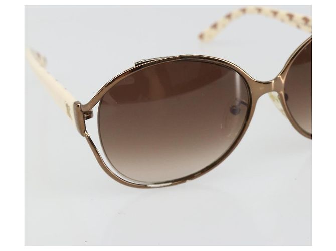 Céline Gafas de sol CELINE Metal Bronze Gold Auth hk3845 Dorado Bronce - vista 5