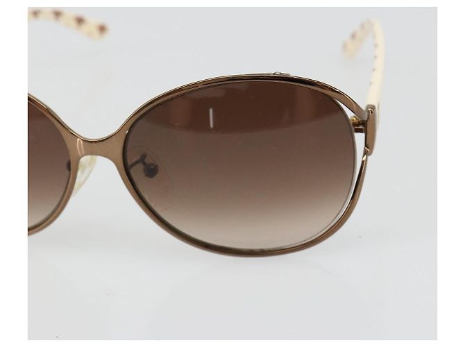 Céline Gafas de sol CELINE Metal Bronze Gold Auth hk3845 Dorado Bronce - vista 6