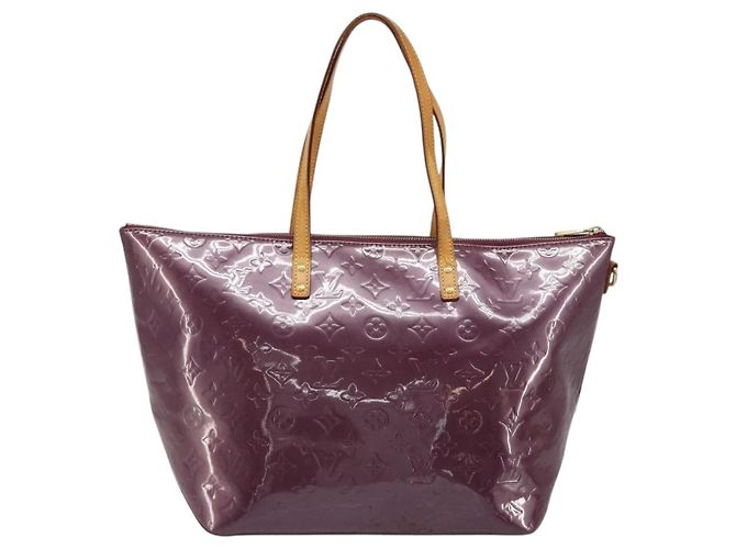 LOUIS VUITTON Monogram Vernis Bellevue GM Tote Bag Violet M93588 LV Auth 187276 Porpora - vista 2