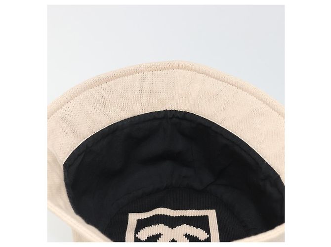CHANEL Hut Canvas S Beige CC Auth mr2524A - Ansicht 10