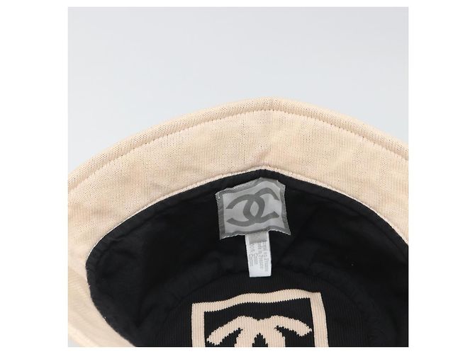 CHANEL Hut Canvas S Beige CC Auth mr2524A - Ansicht 11