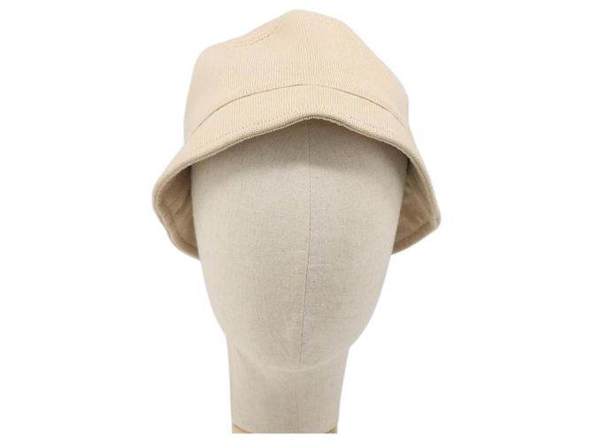 CHANEL Hut Canvas S Beige CC Auth mr2524A - Ansicht 2