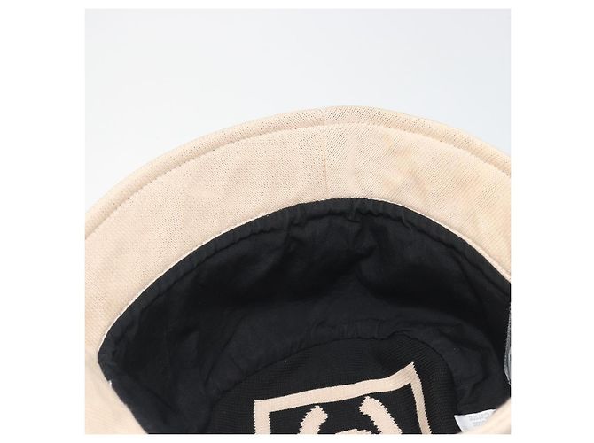 CHANEL Hut Canvas S Beige CC Auth mr2524A - Ansicht 9