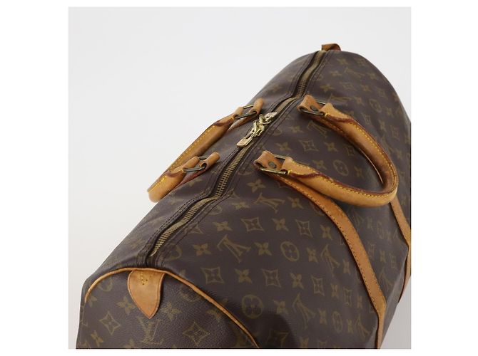 LOUIS VUITTON Monogram Keepall 50 Boston Bag M41426 LV Auth 188711 Monogramma - vista 6