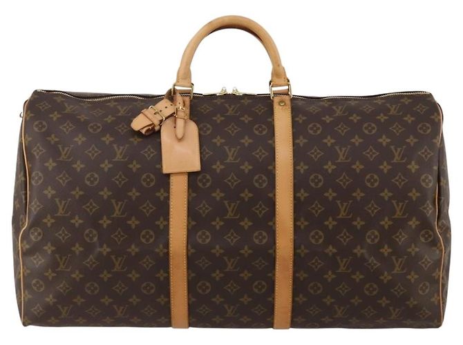 LOUIS VUITTON Borsa Boston Monogram Keepall 60 M41422 LV Auth 187296V Monogramma - vista 13
