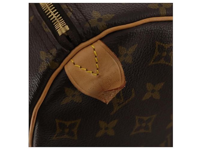 LOUIS VUITTON Borsa Boston Monogram Keepall 60 M41422 LV Auth 187296V Monogramma - vista 18