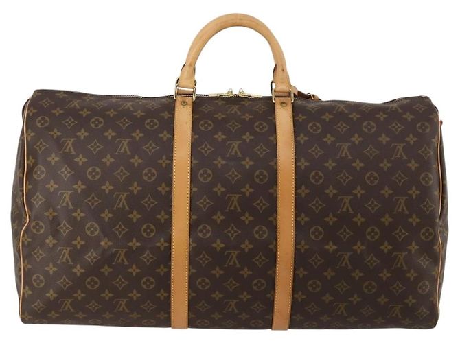LOUIS VUITTON Borsa Boston Monogram Keepall 60 M41422 LV Auth 187296V Monogramma - vista 2