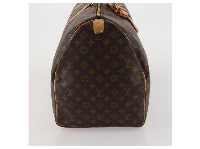 LOUIS VUITTON Borsa Boston Monogram Keepall 60 M41422 LV Auth 187296V Monogramma - vista 4